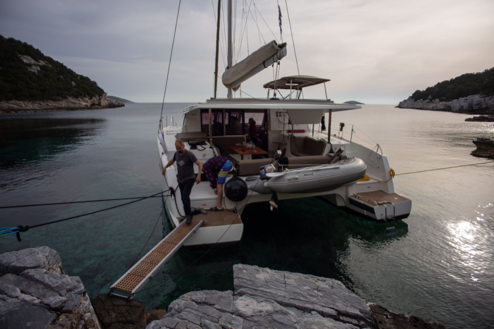 Isla 40 catamaran charter Greece